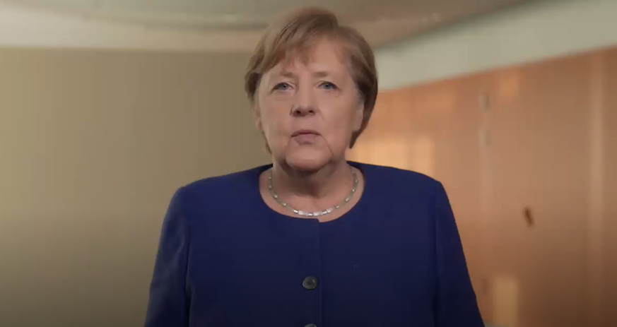 Angela Merkel lobt in ihrem Podcast die Wissenschaft.