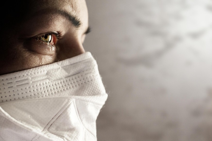 Women with safety mask from coronavirus. Covid-19 outbreak around the world