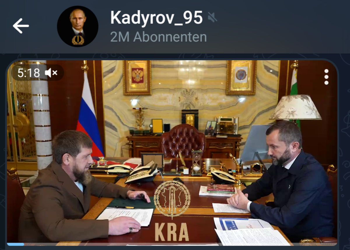 Kadyrow Telegram