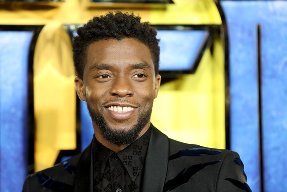 LONDON, ENGLAND - FEBRUARY 08: Chadwick Boseman attends the European Premiere of &#039;Black Panther&#039; at Eventim Apollo on February 8, 2018 in London, England. (Photo by Tim P. Whitby/Tim P. Whit ...