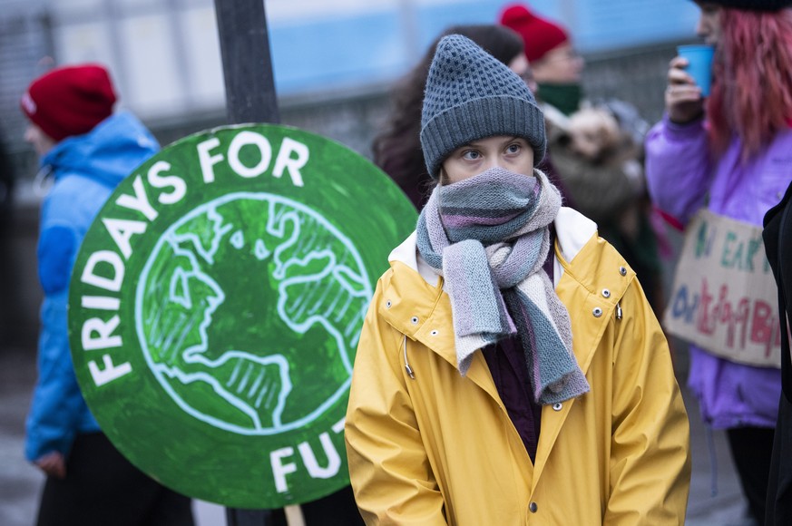 Sweden s climate activist Greta Thunberg was back schoolstriking outside the Parliament in Stockholm, Sweden, after her tour in the US and Spain, on Friday December 20, 2019. STOCKHOLM Sweden x10050x  ...