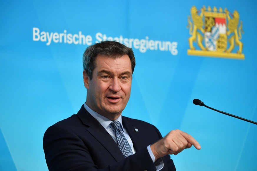 Markus SOEDER Ministerpraesident Bayern und CSU Vorsitzender,Gestik, Einzelbild,angeschnittenes Einzelmotiv,Portraet,Portrait,Portr