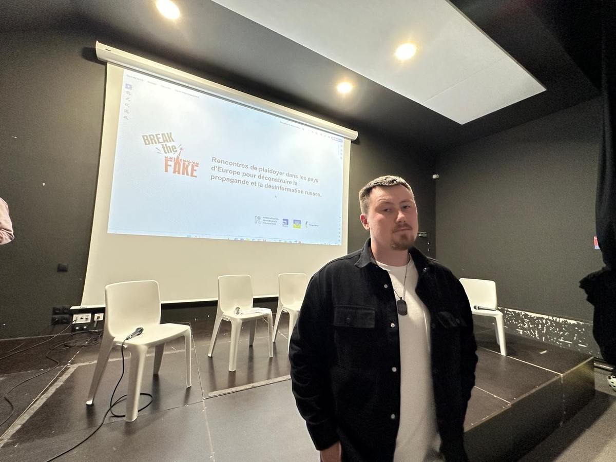 Heute setzt sich Vlad für das Projekt "Break the Fake" ein.