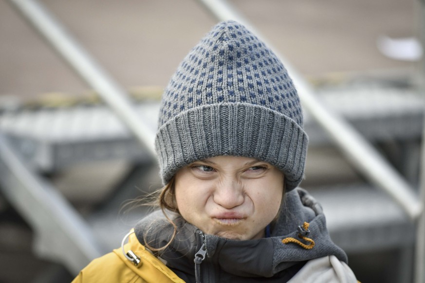 Greta Thunberg at the Friday for Future event in Turin in the photo: Greta Thumberg PUBLICATIONxINxGERxAUTxONLY Copyright: xRiccardoxGiordanox/xIPAx/xFotosickix