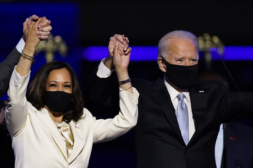 Der künftige US-Präsident Joe Biden (78) und die künftige Vizepräsidentin Kamala Harris (56) sind vom "Time Magazine" zu den Personen des Jahres gekürt worden.