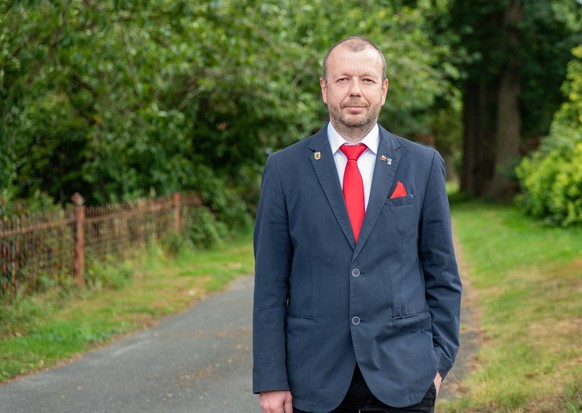 Brettorf Dötlingen AfD Niedersachsen, Landesparteitag, Brettorf Dötlingen, 02.07.2022 Im Stefan Marzischewski-Drewes Spitzenkandidat Landtagswahl. Landesparteitag AfD Niedersachsen in Brettorf Dötling ...