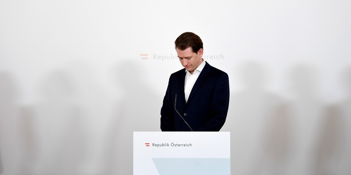ARCHIV - 17.06.2021, Österreich, Wien: Österreichs Bundeskanzler Sebastian Kurz spricht im Rahmen einer Pressekonferenz zu weiteren Öffnungsschritten in der Corona-Pandemie. (zu dpa «Ibiza-Affäre: Eng ...