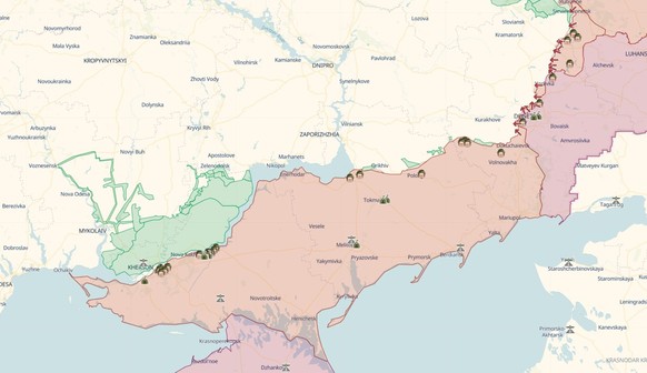 Deep State Map Frontverlauf