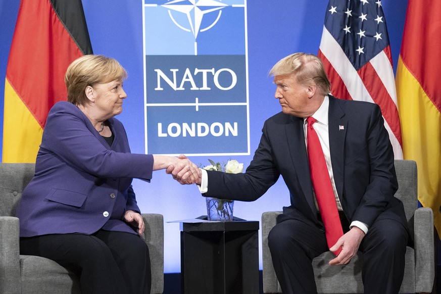 Beim Nato-Gipfel in London im Dezember 2019 sind sich Merkel und Trump das letzte Mal begegnet.