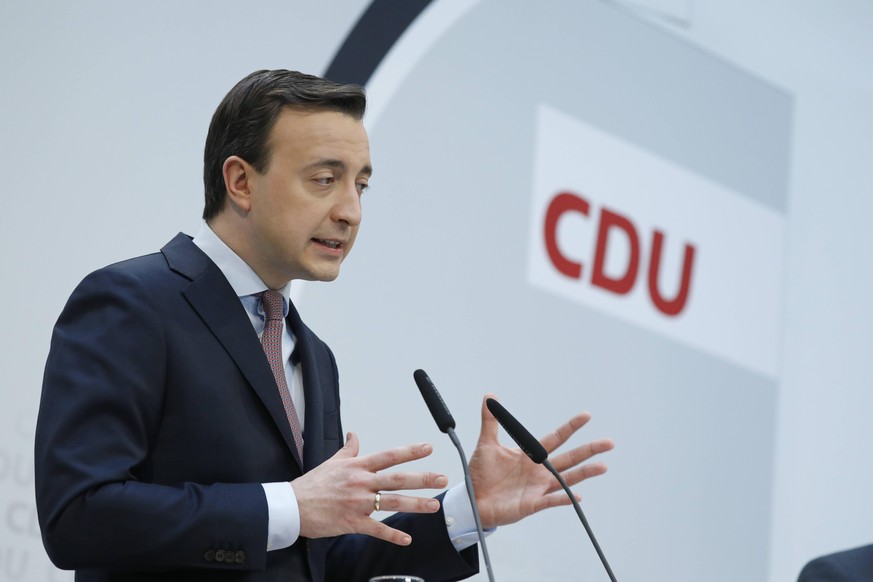 Der Generalsekretär der CDU Paul Ziemiak sieht einen großen Schaden für das Image der Unionspartei.