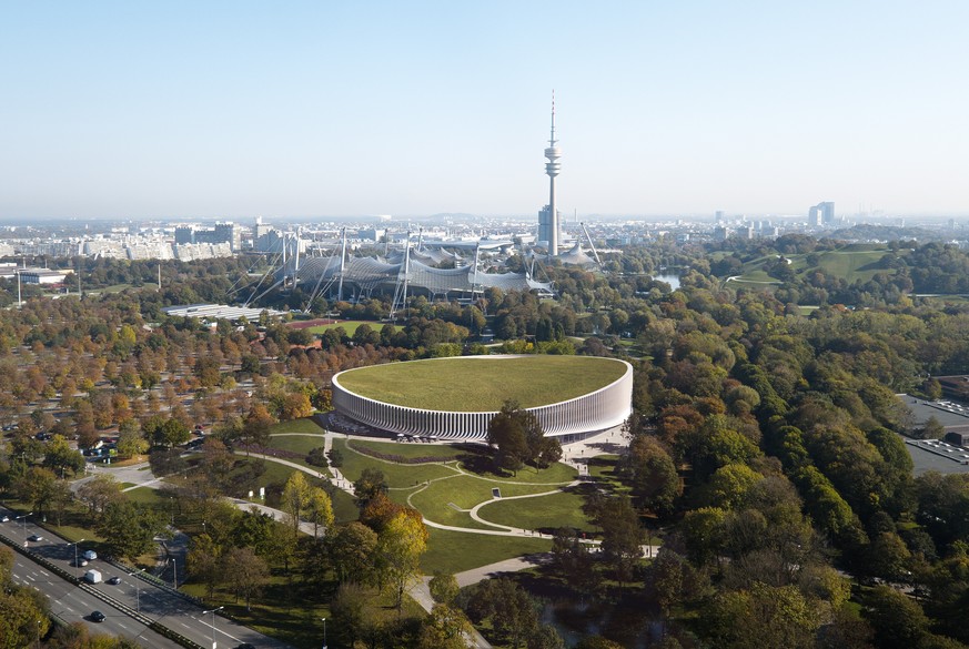 So erträumt man sich an der Säbener Straße die neue Heimat der Basketball-Mannschaft des FC Bayern München. Noch ist der Entwurf namenlos.