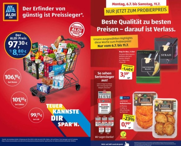 So darf Aldi Süd nicht mehr werben – und tut es auch nicht.