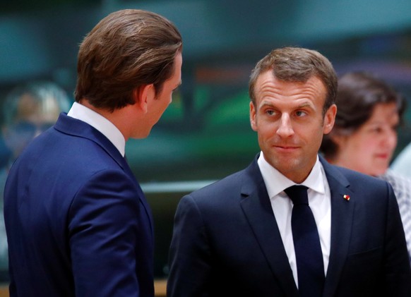 Sebastian Kurz, 31, (l.) und Emmanuel Macron, 40.