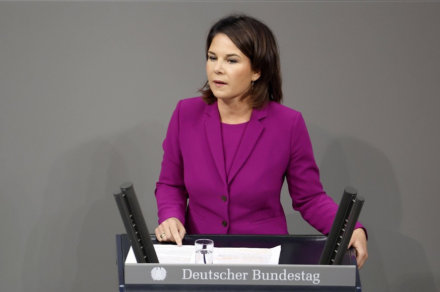 Annalena Baerbock in der 65. Sitzung des Deutschen Bundestages im Reichstagsgeb