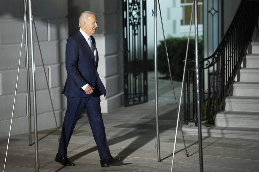 United States President Joe Biden departs the White House in Washington, DC, Friday, January 6, 2023, headed out on a trip to Wilmington, Delaware. PUBLICATIONxINxGERxSUIxAUTxHUNxONLY WAX20230106232 C ...
