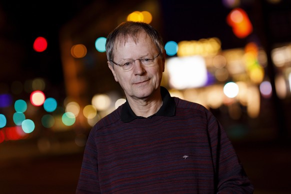 Christoph Butterwegge bei einem exklusiven Photoshooting vor bei seinem Vortrag &#039;Wirtschaftliche, soziale und politische Ungleichheit in Deutschland&#039; im Domforum. Köln, 10.02.2020