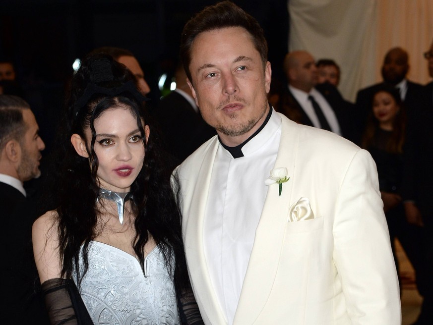 May 7, 2018 - New York, New York, United States - Elon Musk and Grimes arriving at Heavenly Bodies: Fashion &amp; The Catholic Imagination Costume Institute Gala at the Metropolitan Museum of Art on M ...