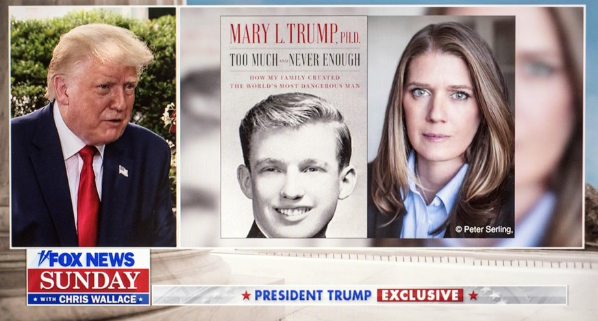 Donald Trump durfte bei Fox News – unwidersprochen – behaupten, Mary Trumps Buch (im Bild) sei "eine Lüge".