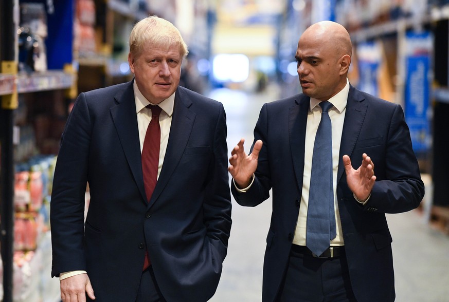 Boris Johnson und Sajid Javid.