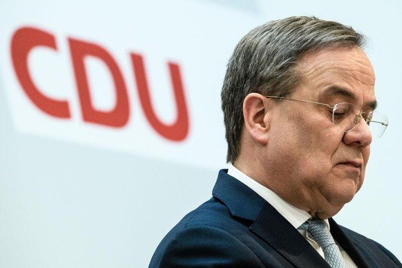 Steht gerade unter Druck wegen der Kandidatur von Hans-Georg Maaßen: CDU-Chef Armin Laschet.
