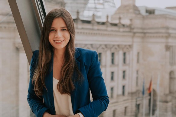 Laura Schieritz im Bundestag.