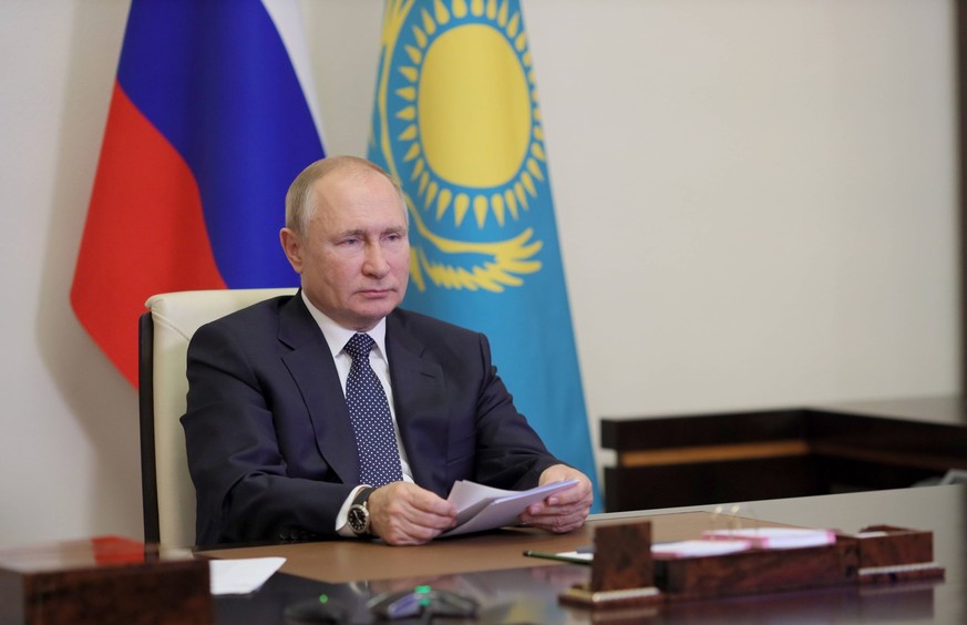 Der russische Präsident Wladimir Putin findet keine Unterstützung von Kasachstan für Russlands Krieg in der Ukraine.