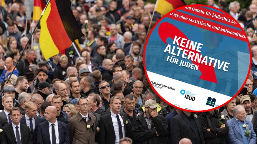 In Chemnitz gingen AfD-Politiker gemeinsam mit Neonazis auf die Straße. Jetzt will sich die Vereinigung "Juden in der AfD" gründen.
