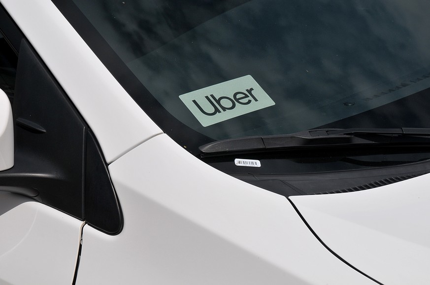 San Diego/california/ 25 September 2019/ Uber auto parked in old town the San Diego in Californina, United States of america. Photo..Francis Dean / Deanpictures. PUBLICATIONxNOTxINxDEN