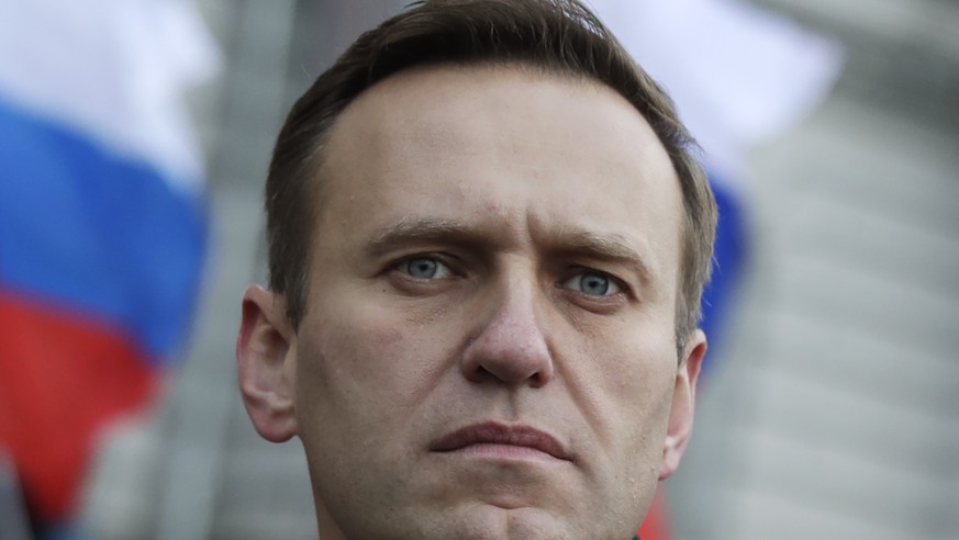 ARCHIV - 29.02.2020, Russland, Moskau: Alexei Nawalny, Oppositionsf