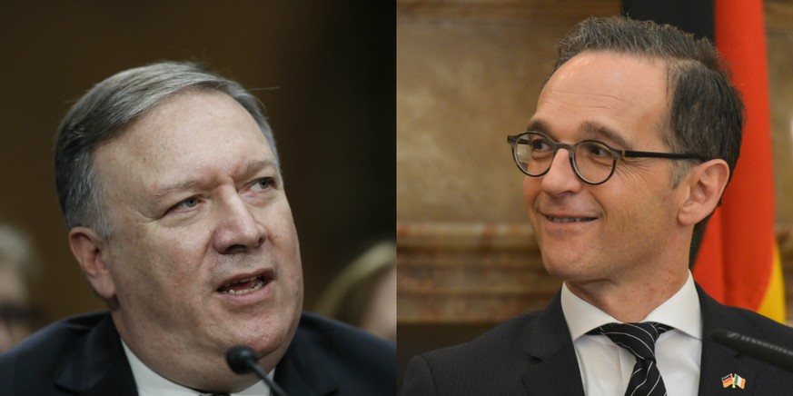 US-Außenminister Mike Pompeo und der deutsche Außenminister Heiko Maas.&nbsp;