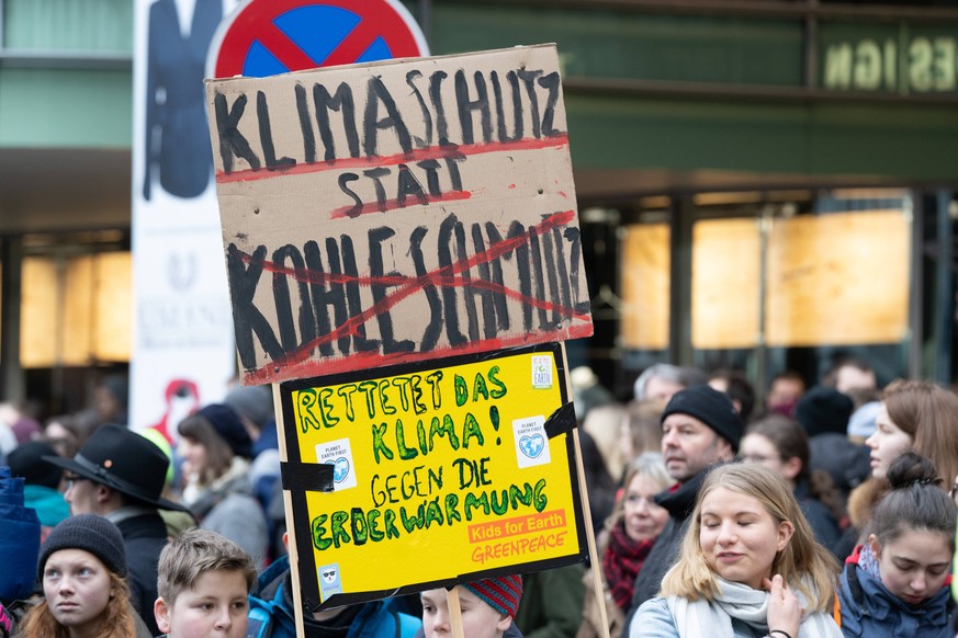 Für Klimaschutz, gegen Erderwärmung.