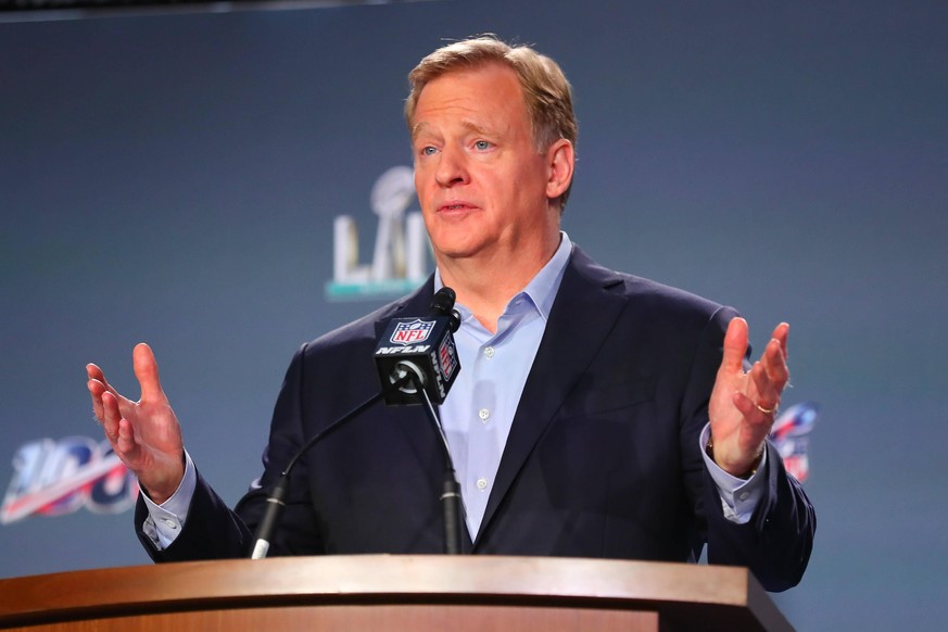 Historisch: NFL-Boss Roger Goodell spricht sich deutlich gegen Rassismus aus.