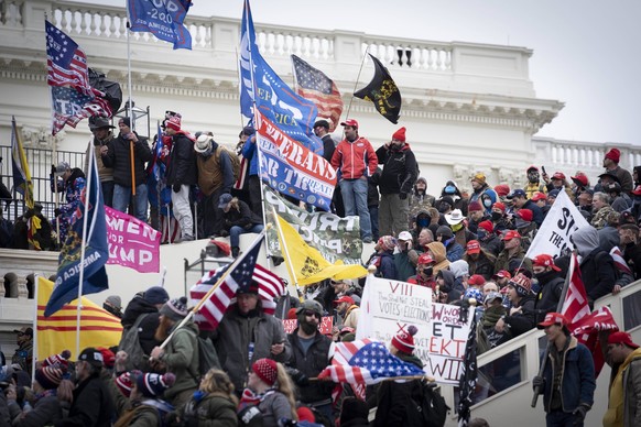 January 6, 2021, Washington, District of Columbia, U.S.A: Insurrection as Trump supporters successfully stormed the U.S Capitol building in order to stop the final election verification. Thousands of  ...