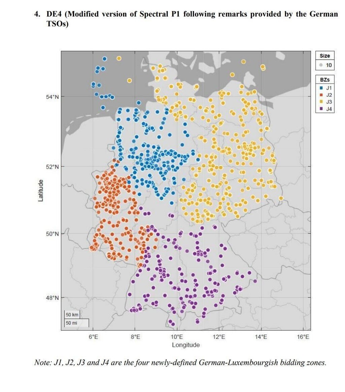 So könnte die Aufteilung Deutschlands in Energiepreiszonen aussehen.