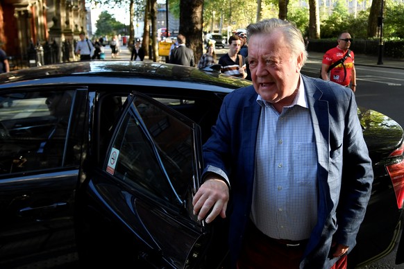 Conservative MP Ken Clarke arrives at television and radio studios in London, Britain August 29, 2019. REUTERS/Toby Melville