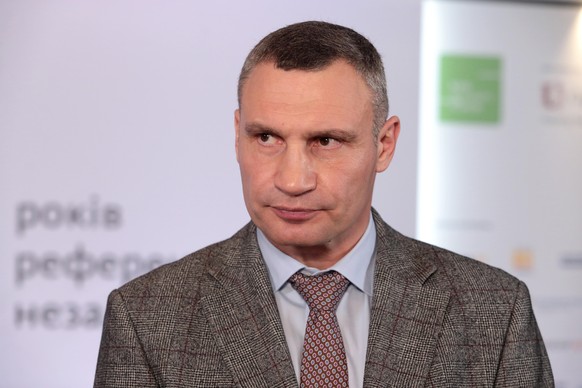Vitali Klitschko bei der Kiewer Sicherheitskonferenz im Dezember.