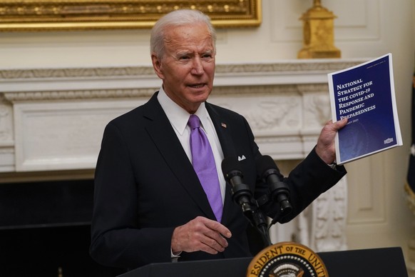 Eine der ersten Amtshandlungen von US-Präsident Joe Biden: Die Vorstellung der Corona-Strategie.