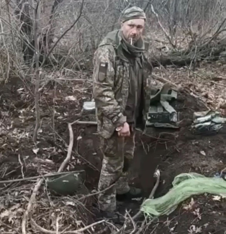 Screenshot aus einem Video von russischen Soldaten.